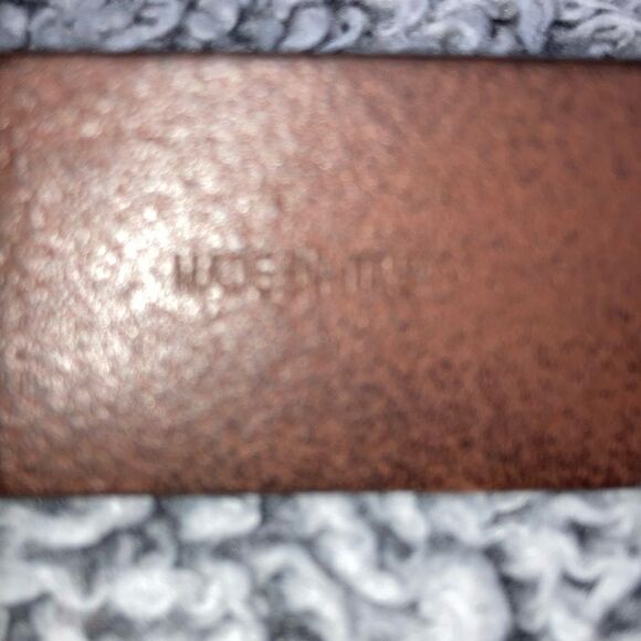 FABIO CORTI Unisex Genuine Leather Belt, Sz 40 Brown, Made in ITALY - Picture 5 of 11